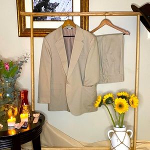 Tan Two-Piece Suit